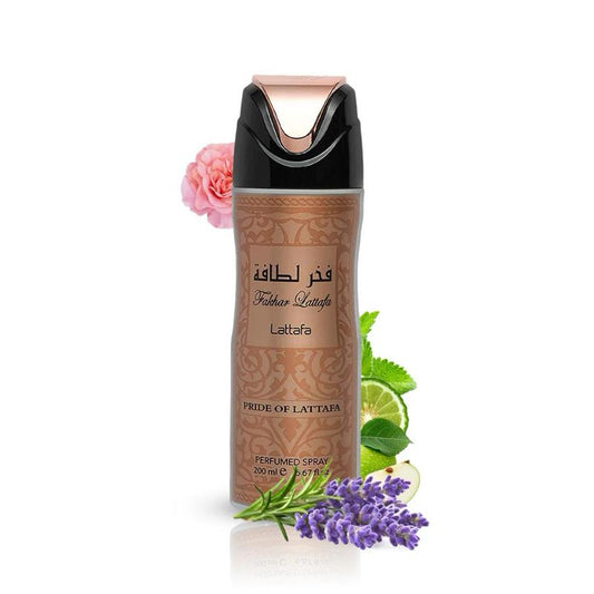 Lattafa Fakhar Deodorant Bodyspray 200 ml – Üppige Blumensüße & elegante Raffinesse