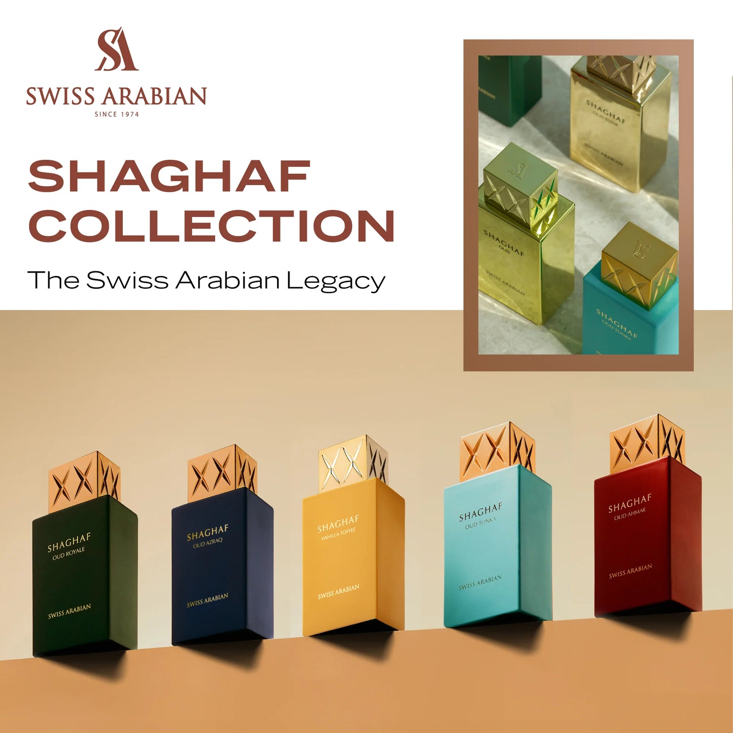 SWISS ARABIAN Shaghaf Oud Aswad - Eau de Parfum 75ml