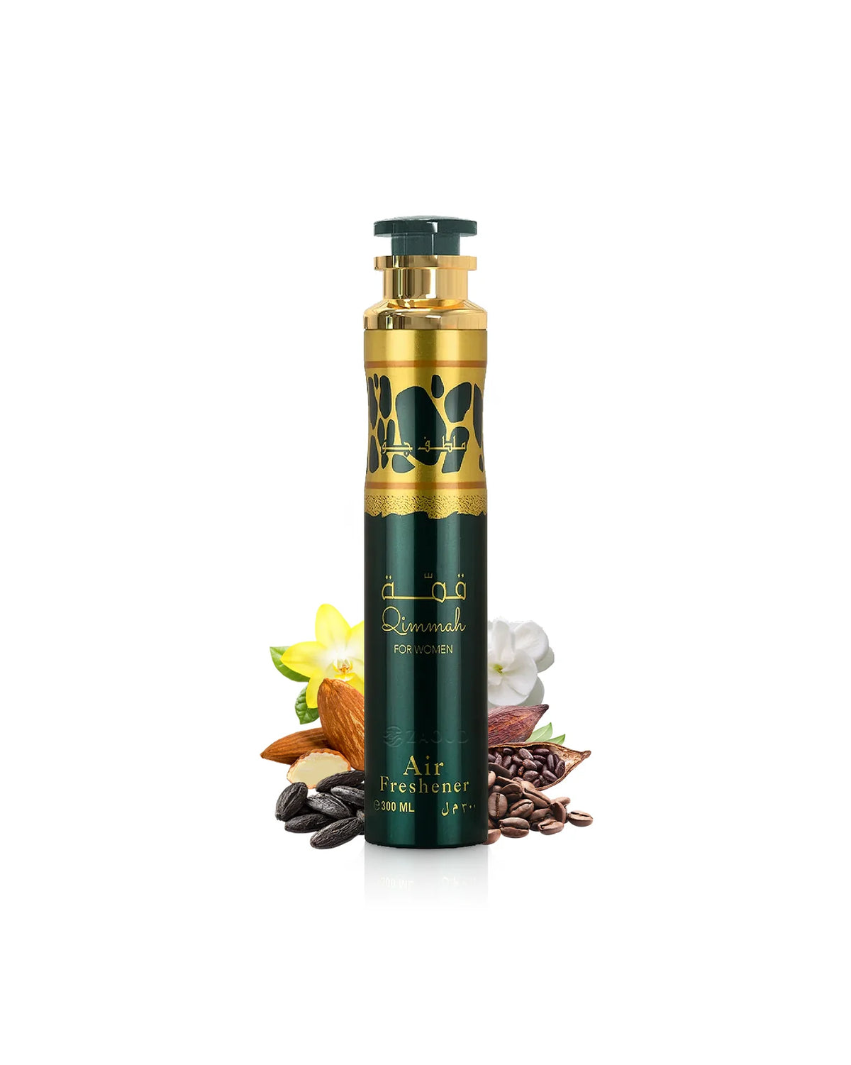 Lattafa Qimmah Damen Air Freshener 300 ml Noten von Mandel, Kaffee, Vanille und mehr