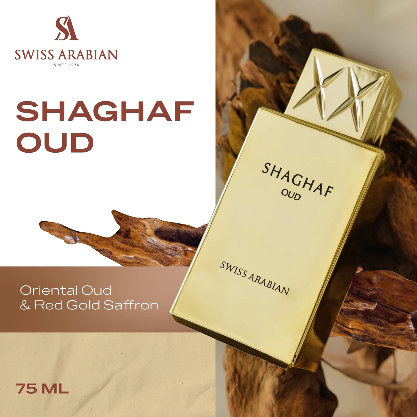 SWISS ARABIAN Shaghaf Oud - Eau de Parfum 75ml