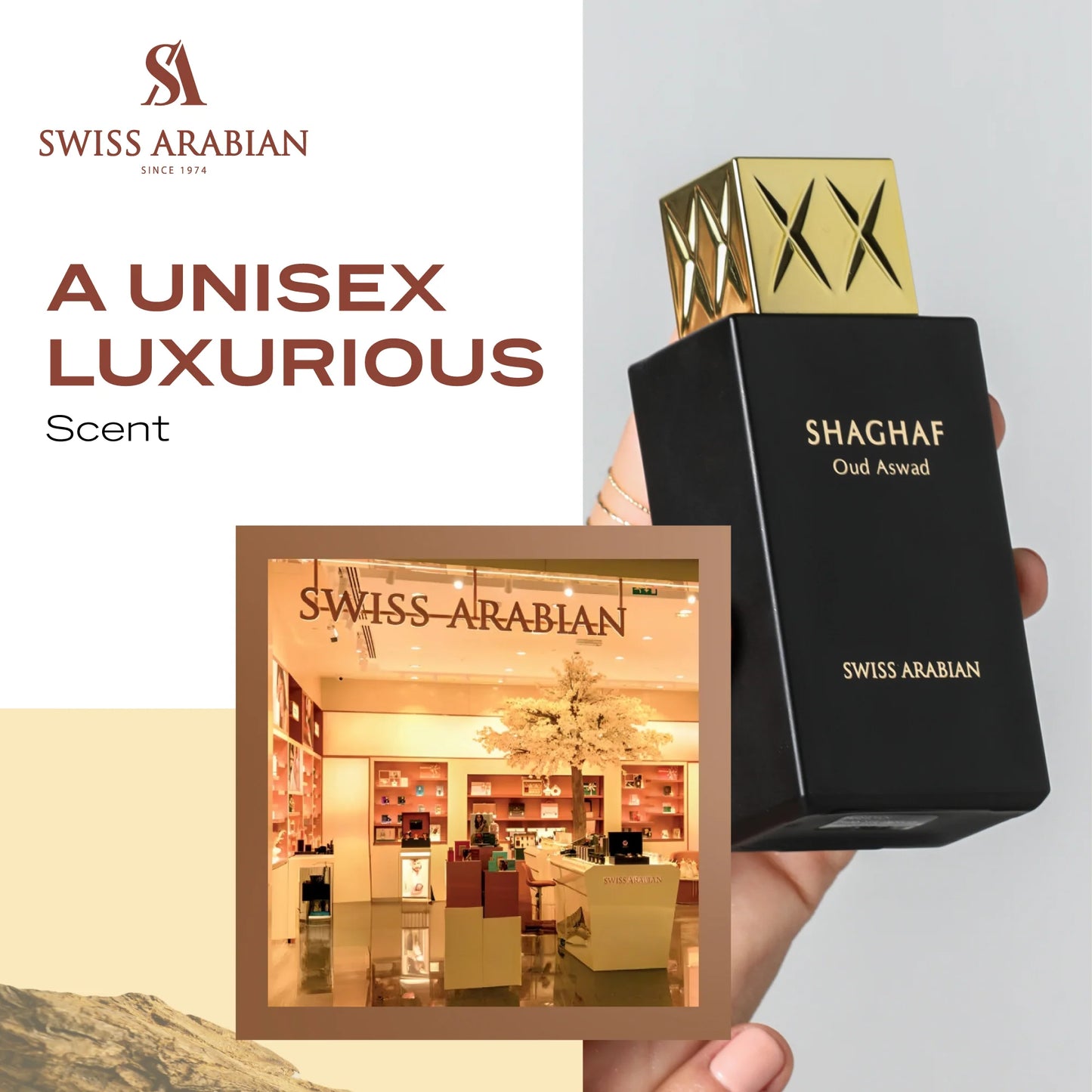 SWISS ARABIAN Shaghaf Oud Aswad - Eau de Parfum 75ml