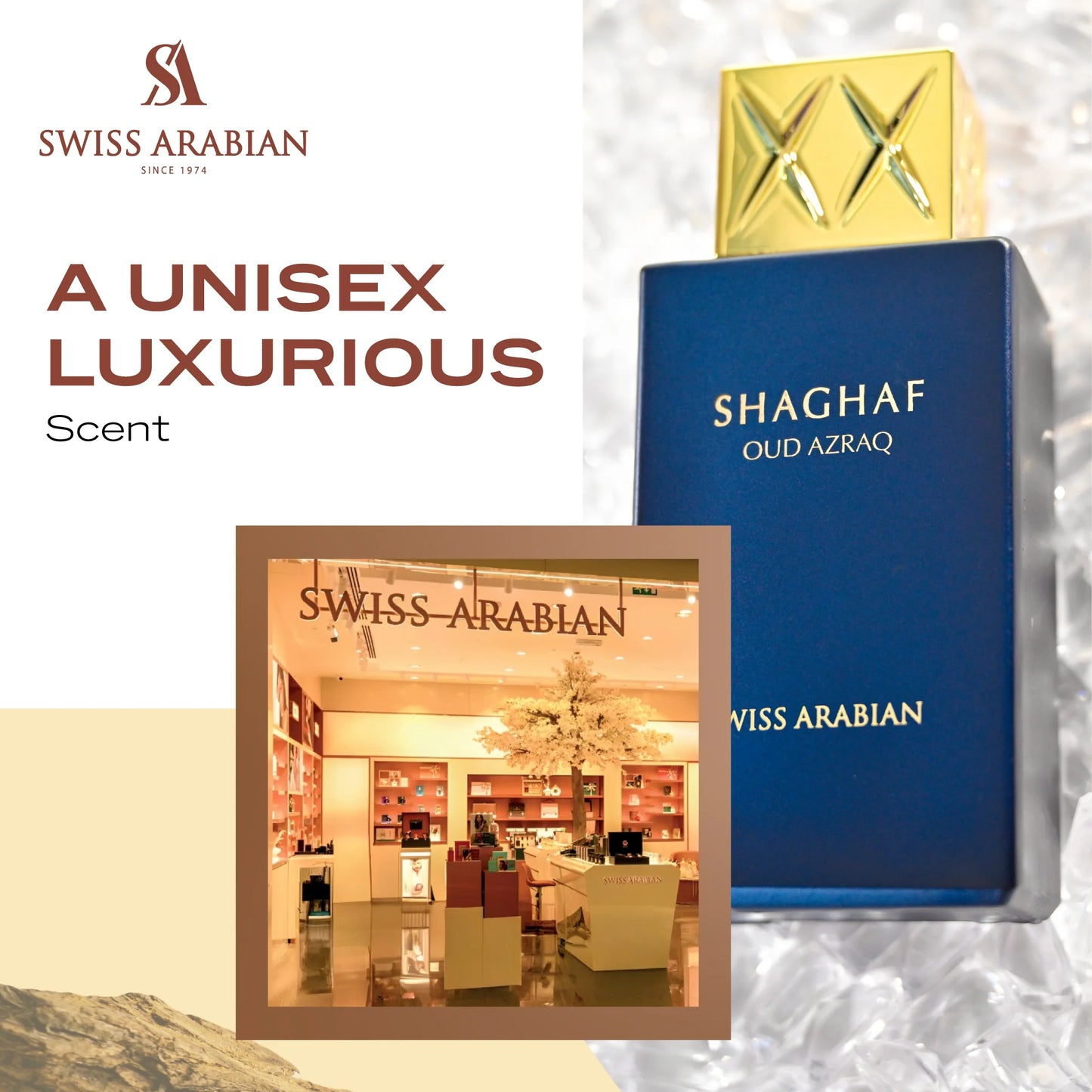 SWISS ARABIAN Shaghaf Oud Azraq - Eau de Parfum 75ml