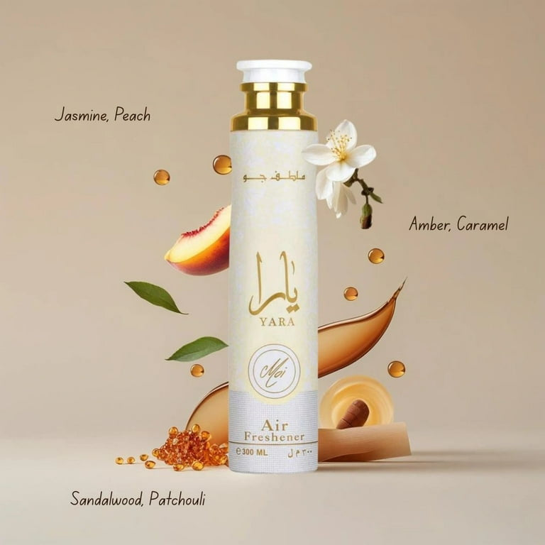 Lattafa Yara Moi Raumspray (300 ml) – Jasmin, Pfirsich & Karamell