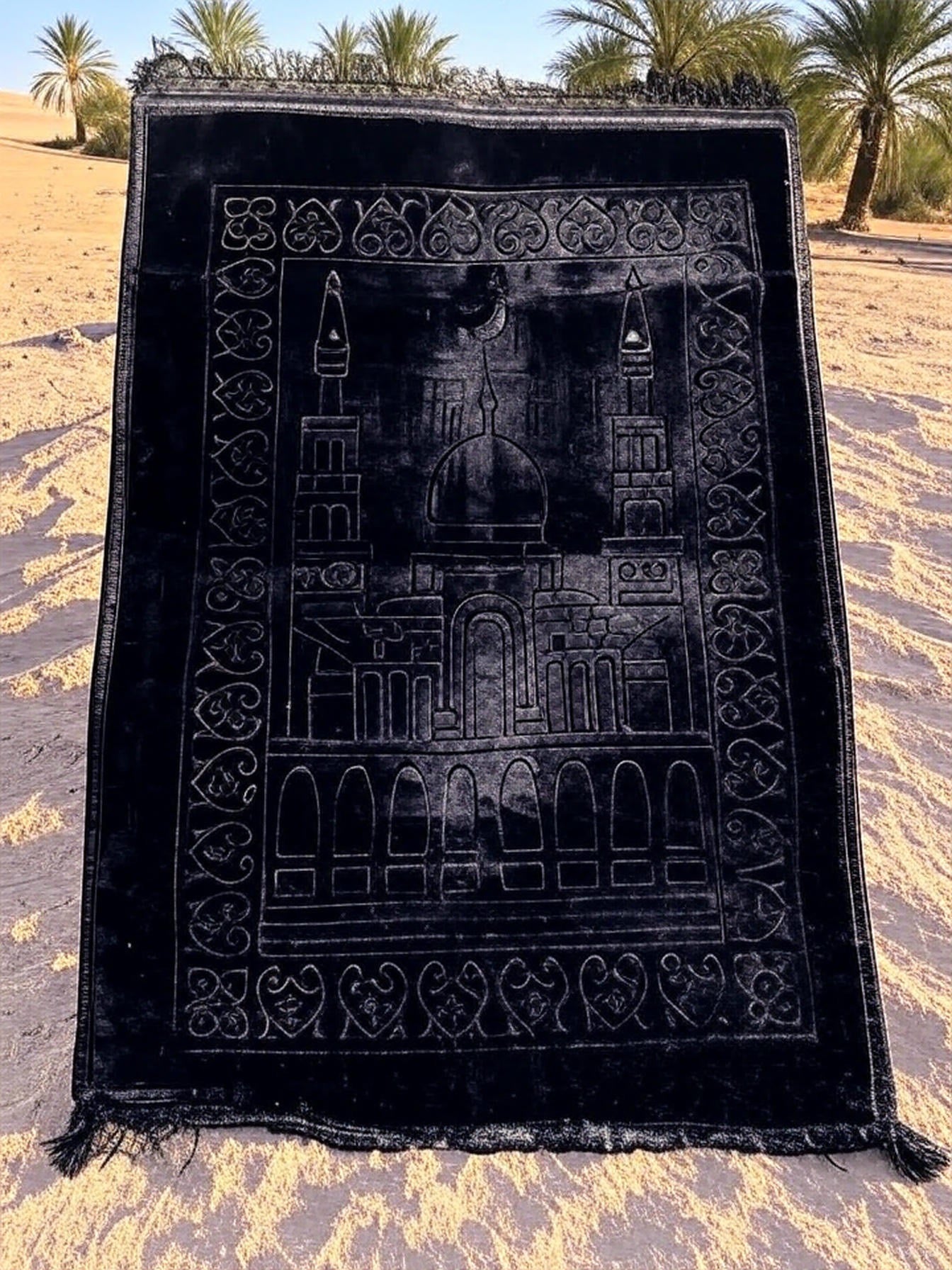 Premium Gebetsteppich (80x120cm) – Für Zuhause & Unterwegs