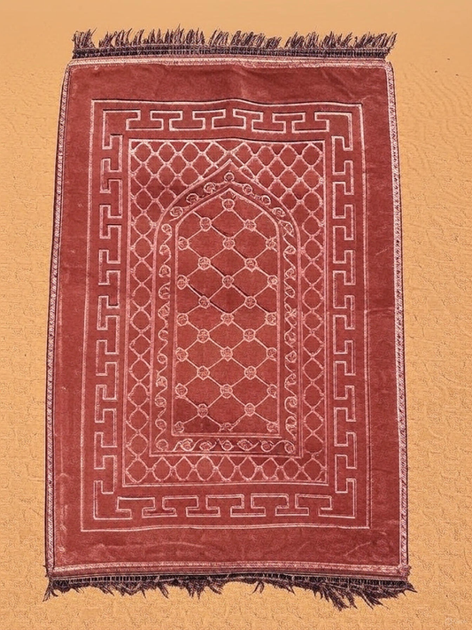 Luxury Gebetsteppich - Eleganter 80x120cm Teppich für Ruhe und Konzentration ideal für Zuhause und unterwegs pflegeleicht und vielseitig einsetzbar