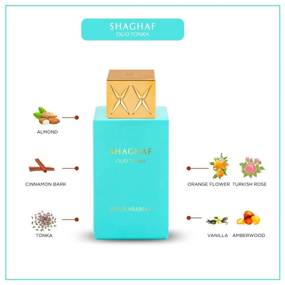 SWISS ARABIAN Shaghaf Oud Tonka - Eau de Parfum 75ml